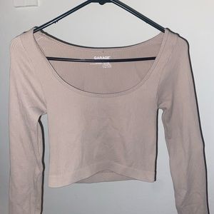 Size XS . Beige long sleeve from Garage